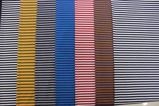 絲光色織、提花、彩條